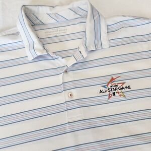 Vineyard Vines MLB‎ allstar game 2017 miami polo shirt men Medium striped